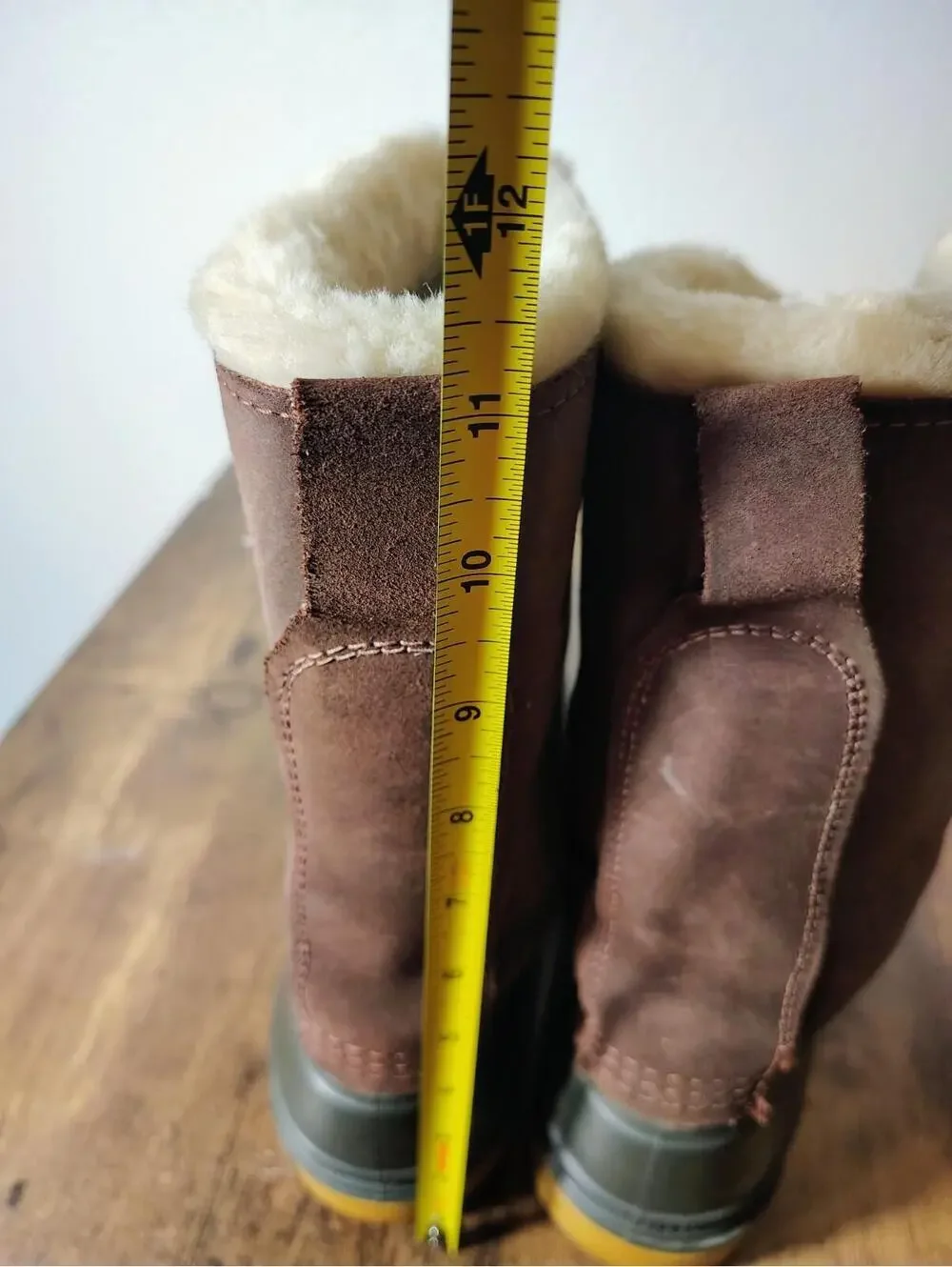 KAMIK KW2000 Men's Insulated Boots Waterproof sz 10 brown suede Brown Duck